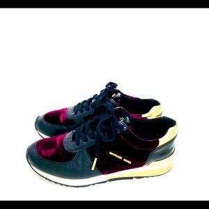 MICHAEL Michael Kors | Allie Wrap Sneakers | Plum Velvet | Size 11